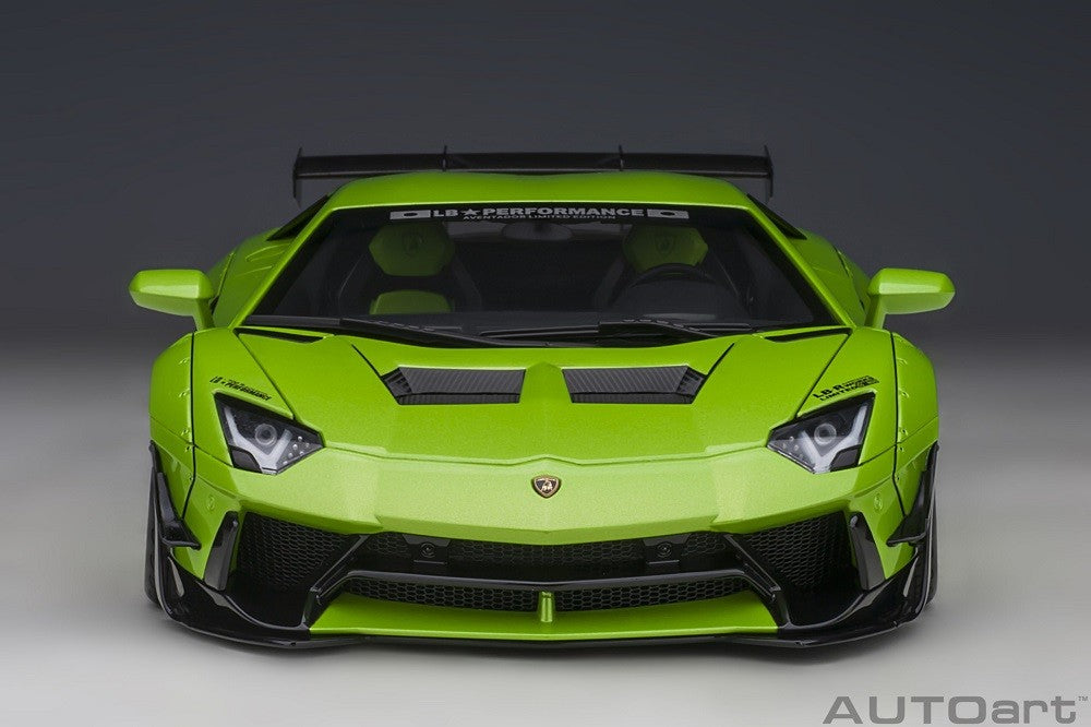 Liberty Walk LB-Works Lamborghini Aventador Limited Edition (Pearl Green) - Autoart - 79243 Passion Diecast