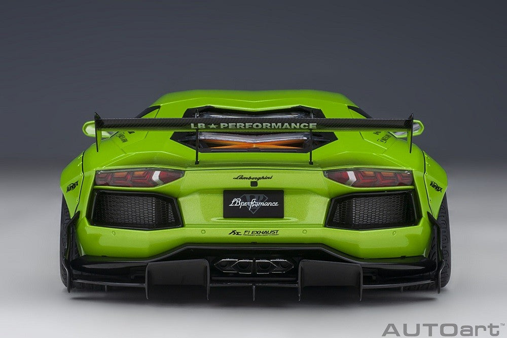Liberty Walk LB-Works Lamborghini Aventador Limited Edition (Pearl Green) - Autoart - 79243 Passion Diecast