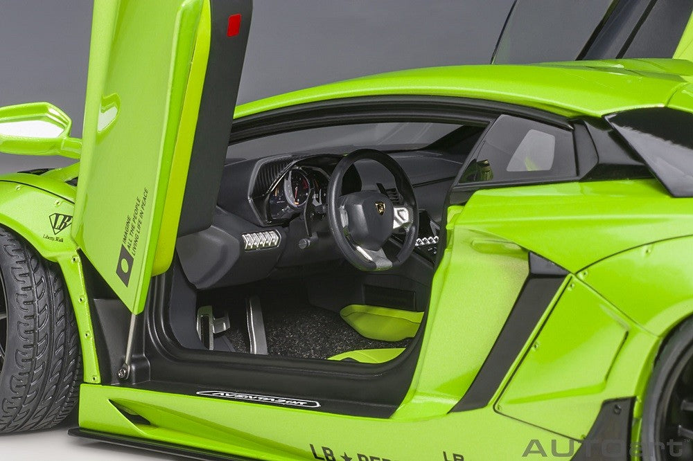Liberty Walk LB-Works Lamborghini Aventador Limited Edition (Pearl Green) - Autoart - 79243 Passion Diecast