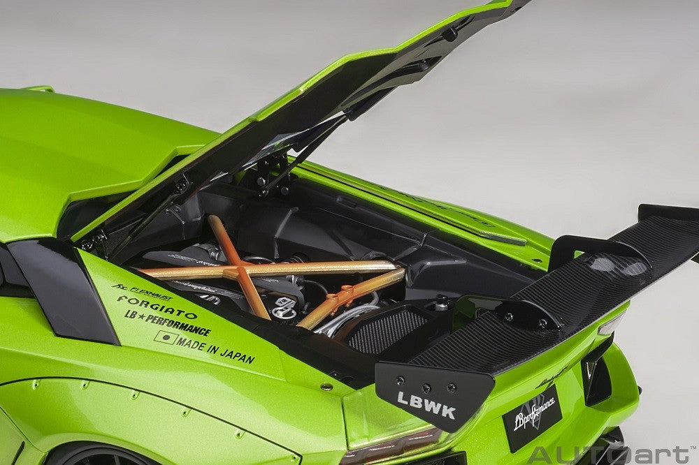 Liberty Walk LB-Works Lamborghini Aventador Limited Edition (Pearl Green) - Autoart - 79243 Passion Diecast