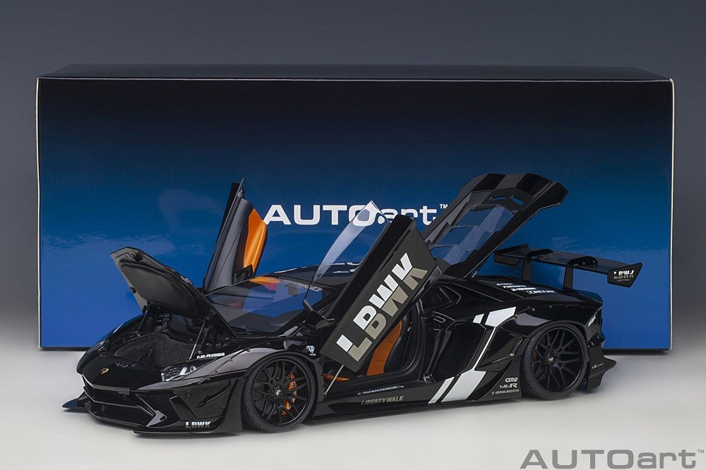 Liberty Walk LB-Works Lamborghini Aventador Limited Edition (LBWK Livery) - Autoart - 79244 Passion Diecast