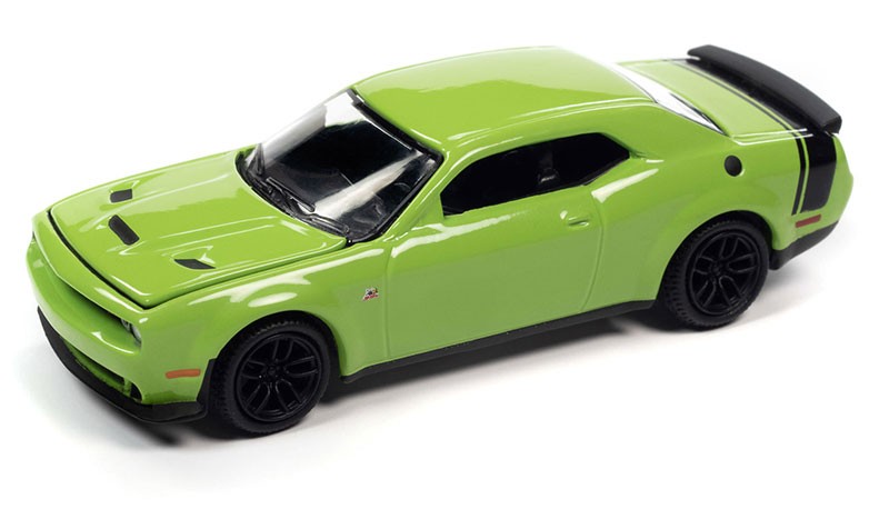 2019 Dodge Challenger R/T Scat Pack in Sublime - Auto World - 1/64 - AWSP111 B -  Passion Diecast 