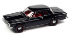 1962 Plymouth Savoy Max Wedge in Silhouette Black - Johnny Lightning 1/64 - JLSP248 A Passion Diecast