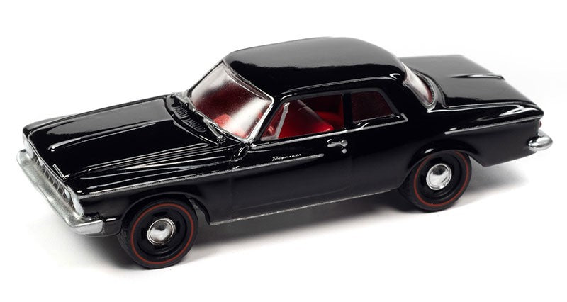 1962 Plymouth Savoy Max Wedge in Silhouette Black - Johnny Lightning 1/64 - JLSP248 A Passion Diecast