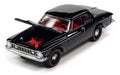 1962 Plymouth Savoy Max Wedge in Silhouette Black - Johnny Lightning 1/64 - JLSP248 A Passion Diecast