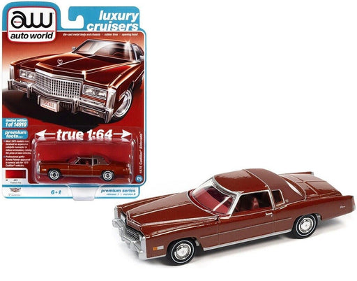 Premium 1975 Cadillac Eldorado Red - Auto World - 1/64 - AWSP098 B -  Passion Diecast 