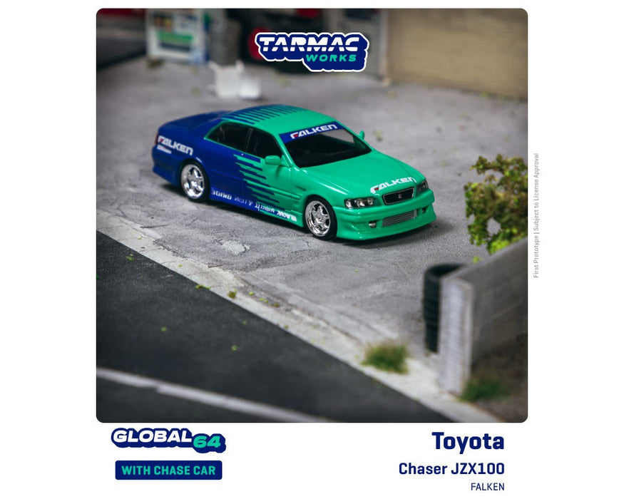 Toyota Chaser JZX100 FALKEN - Tarmac Works - 1/64 - T64G-007-FA Passion Diecast