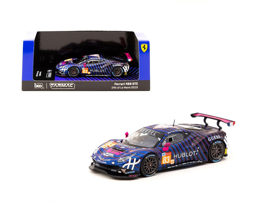 2019 Ferrari 488 GTE 24Hr Of Le Mans 2019 No.83 - Ixo & Tarmac Works - Hobby 64 - 1/64 - T64-071-19LM83 - Passion Diecast 
