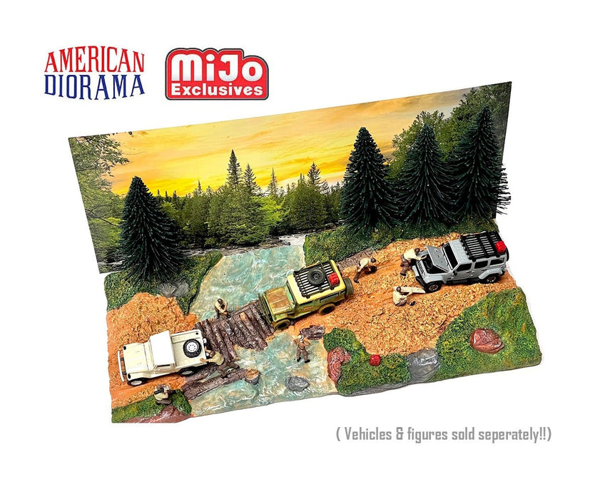 Mijo Exclusive - Overland Off Road Diorama -  American Diorama 1-64 - AD-76534  Passion Diecast