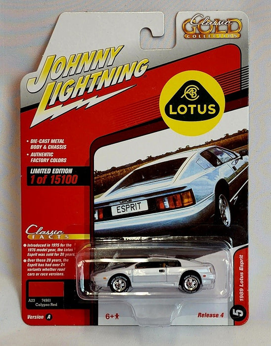 CHASE CAR 1989 Lotus Esprit Turbo Red - Johnny Lightning 1:64 - JLSP188 AGR Passion Diecast