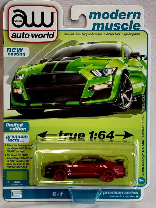 CHASE CAR 2020 Shelby GT-500 Grabber Green - Auto World - 1/64 - AWSP100 AGR -  Passion Diecast 
