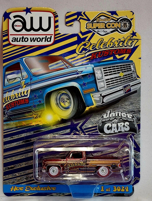 CHASE CAR 1983 CHEVROLET SILVERADO TRUCK JOHN D'AGOSTINO SUPER CON - Auto World 1/64 - CP7952GR -  Passion Diecast 