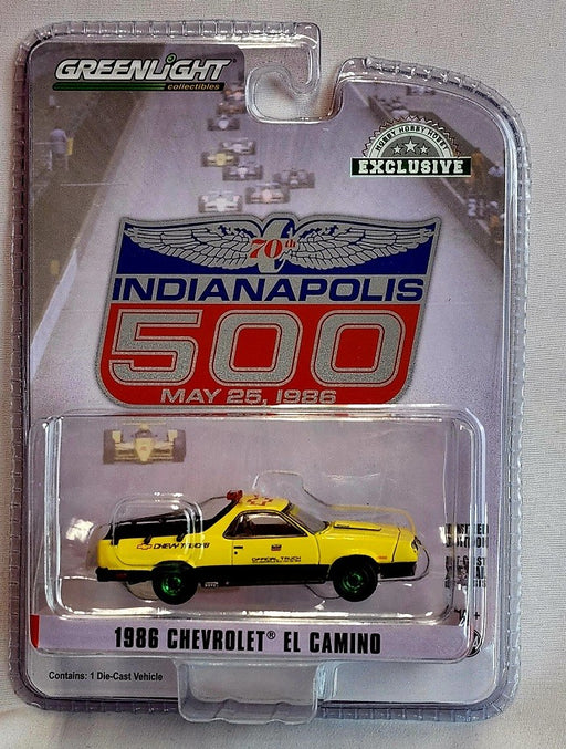 GreenMachine 1986 Chevrolet El Camino SS 70th Annual Indianapolis - Hobby Exclusive - 1/64 Greenlight - 30311GR