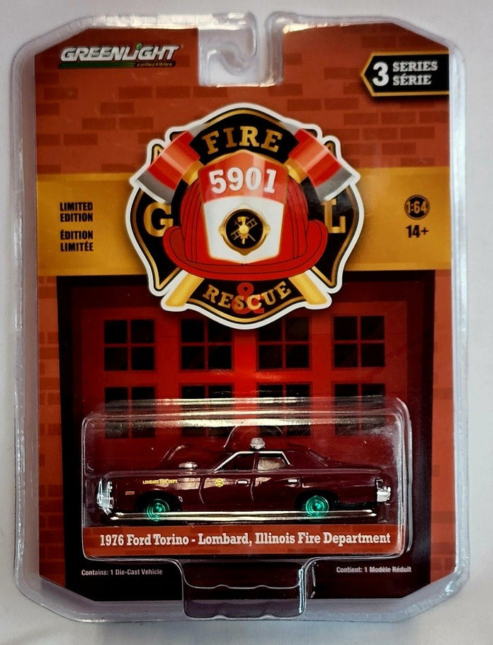 GreenMachine Lombard Illinois - 1976 Ford Torino - Fire & Rescue Series ...
