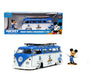 1962 Volkswagen Bus with Mickey Figure - Disney Mickey Mouse and Friends - Jada 1/24 - 33179 Passion Diecast