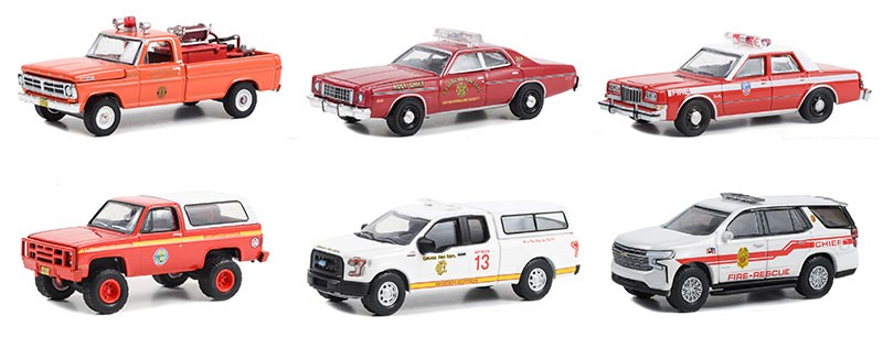 Fire & Rescue Series 4 - Assortiment - 1/64 Greenlight - 67050 - Passion Diecast