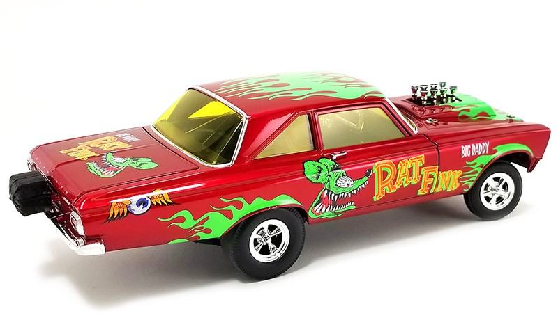 1965 PLYMOUTH AWB - RAT FINK , ACME 1/18 - A1806508