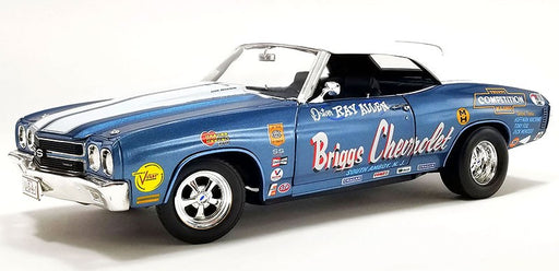 1970 CHEVROLET CHEVELLE CONVERTIBLE - BRIGGS DRAG CAR , ACME 1/18 - A1805522