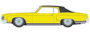 1971 Chevrolet Monte Carlo in Sunflower Yellow with Black Roof - California Lowriders Series 3 -1/64 Greenlight - 63040 C