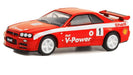 2001 Nissan Skyline GT-R (R34) No.1 Shell Racing - Shell Oil Special Edition Series 1 - 1/64 Greenlight - 41125 D