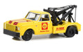 Shell Roadside Service 24 Hour - 1967 Chevrolet C-30 Wrecker - Shell Oil Special Edition Series 1 - 1/64 Greenlight - 41125 A