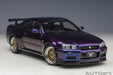 Nissan Skyline GT-R (R34) V-Spec II with BBS LM wheels (Midnight Purple III) - Autoart - 77403 Passion Diecast