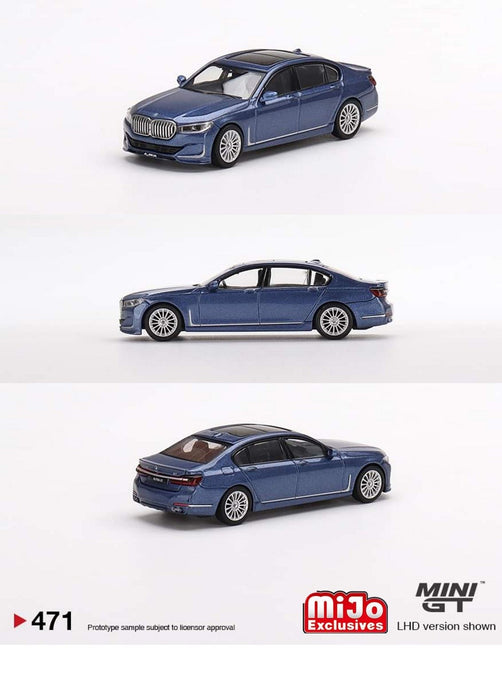 BMW Alpina B7 xDrive Alpina Blue Metallic - Mini GT - 1:64 - MGT00471 Passion Diecast