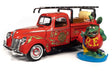 Rat Fink - Fire Truck with Resin Figure in Red with Flame Graphics - Auto World - 1/18 - AWSS143