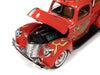Rat Fink - Fire Truck with Resin Figure in Red with Flame Graphics - Auto World - 1/18 - AWSS143