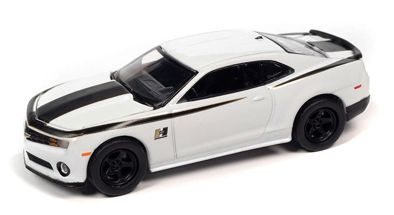 2010 Hurst Chevrolet Camaro in White with Black Hurst accents - Auto World - 1/64 - AWSP115 A Passion Diecast
