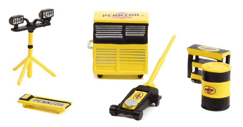 Pennzoil - Auto Body Shop - 1/64 Greenlight - 16140 A Passion Diecast