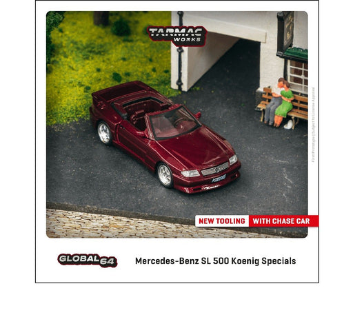 Mercedes-Benz SL 500 Koenig Specials Bordeaux - Tarmac Works - 1/64 - T64G-045-BO Passion Diecast