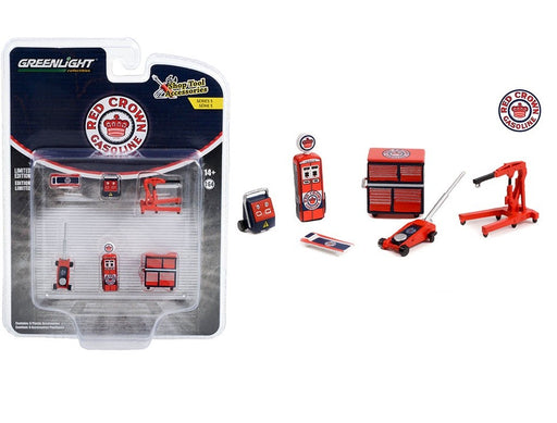 Red Crown Gasoline - Auto Body Shop - 1/64 Greenlight - 16140 C Passion Diecast