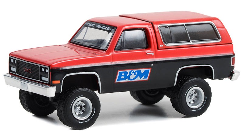 B&M Racing - 1991 GMC Jimmy SLE - Blue Collar Collection Series 12 -1/64 Greenlight - 35260 D Passion Diecast 