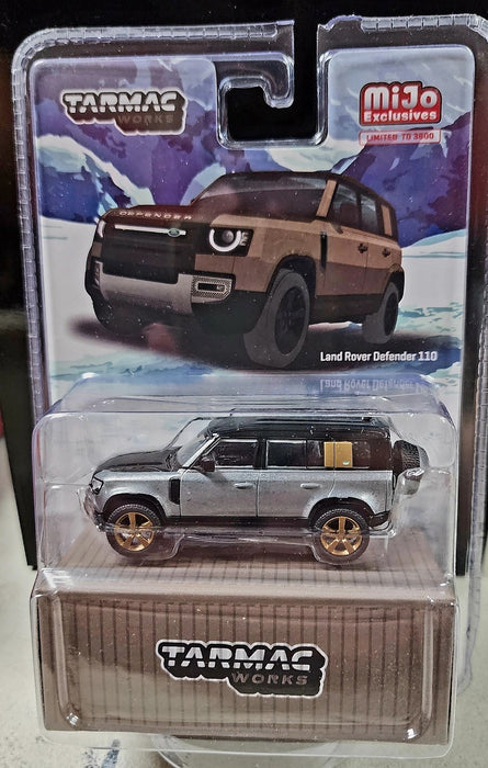 CHASE CAR Mijo Exclusive 2021 Land Rover Defender 110 Limited Edition - Tarmac Works - 1/64 - T64G-020-BRGR - Passion Diecast