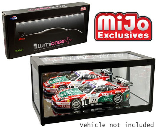 Acrylic case with  led light for 1/64-1/18 - MJ7710 7009  - Passion Diecast 