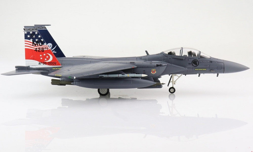 Boeing F-15SG Strike Eagle - USAF 366th FW 428th FS Buccaneers, no.05-0005, Mountain Home AFB ID 2017 / Hobby Master 1:72 HA4565