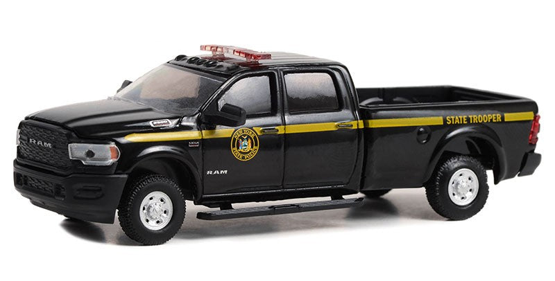 New York State Police State Trooper - 2021 Ram 2500 Pickup - Hot Pursuit Series 44 -1/64 Greenlight - 43020 E