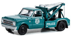 New York City Police Department - 1967 Chevrolet C-30 Dually Wrecker - Dually Drivers Series 12 - 1/64 Greenlight - 46120 A