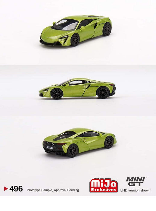 McLaren Artura Flux Green - Mini GT - 1:64 - MGT00496 Passion Diecast