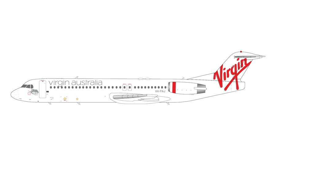 Fokker F-100 Virgin Australia / VH-FNJ / Gemini 1:200 G2VOZ813