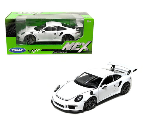 2016 Porsche 911 GT3 RS (White) - Welly 1/24 - 24080W WH - Passion Diecast