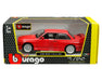 1988 BMW 3 Series M3 (E30)(Red) - Bburago 1-24 -18-21100 RD - Passion Diecast 