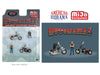 Motomania 5 Figure Set - 4 pieces Diecast - American Diorama - 1-64 - 76512 MJ Passion Diecast