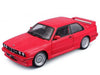 1988 BMW 3 Series M3 (E30)(Red) - Bburago 1-24 -18-21100 RD - Passion Diecast 