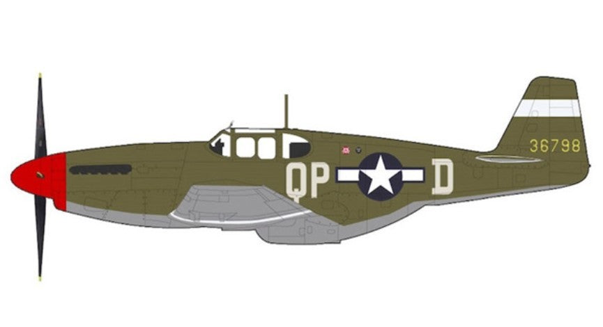 North American P-51B Mustang - USAAF 4th FG, 334th FS, Steve Pisanos, May 1944 / Hobby Master 1:48 HA8515