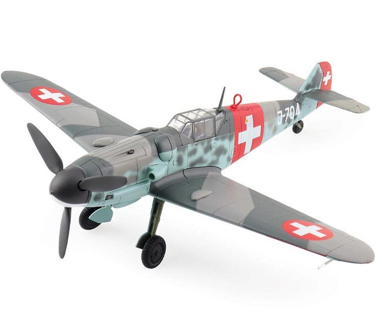 Messerschmitt Bf 109G / Swiss Air Force 7 Fliegerkompanie, J-704, 1944 / Hobby Master 1:48 HA8757