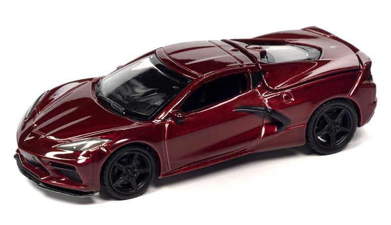 2020 Chevrolet Corvette in Long Beach Red Metallic - Auto World - 1/64 - AWSP124 A Passion Diecast