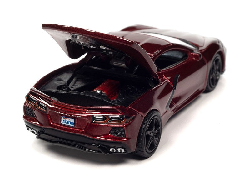 2020 Chevrolet Corvette in Long Beach Red Metallic - Auto World - 1/64 - AWSP124 A Passion Diecast