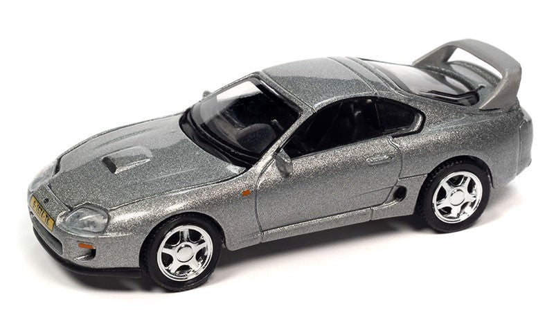 1997 Toyota Supra in Quicksilver - Euro Version - Auto World - 1/64 - AWSP125 B Passion Diecast